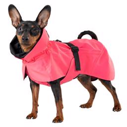 Paikka Visibility Refleks Regnjakke til Hunden Lite Hot Pink